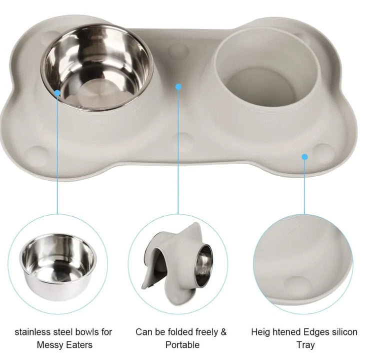 Silicone Pet Food/Water Bowls