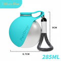 PetDrop Portable Pet Bowl - Tiffany Blue Plain
